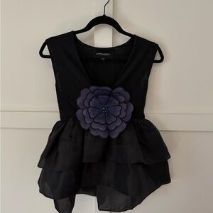 Cynthia Rowley Daphne Organza Top